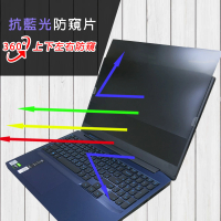 【Ezstick】Lenovo Gaming 3 15ARH05 筆電用 防藍光 防眩光 360° 防窺片(上下左右防窺)