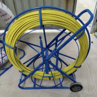 11mm 13mm*200m 300m fiberglass fiber optic cable puller duct rodder Fiber Optic Cable Puller Duct Ro