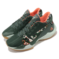 Nike 籃球鞋 Zoom Freak 2 運動 男鞋 氣墊 避震 包覆 XDR外底 字母哥 綠 橘 DC9854300