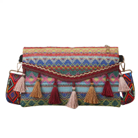 2025 Spring Artistic Ethnic Style Fashion Tassel Single