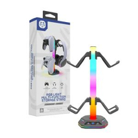 PS5手掣耳機vr發光支架遊戲手掣支架RGB燈效PS5配件收納PS VR掛架