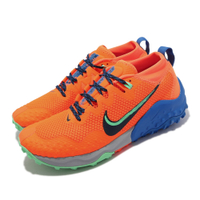 Nike 慢跑鞋 Wildhorse 7 運動 男鞋 戶外 越野跑 舒適 避震 透氣 包覆 橘 藍 CZ1856-800