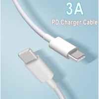 0.2m 1m 2m PD Charger Cable QC 3.0 Fast Charging USB C to USB C Cable For Samsung A32 A52 A12 5G A21S A51 A71 A31 Mobile Phones