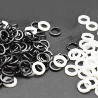 20 Pairs Acoustic Guitar Peg Spacer Accesorios Para Acoustic Guitarra Small Acoustic Guitar Accessory Replaceable Washer Metal