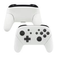 eXtremeRate Faceplate Backplate Housing Shell Cover Handles Replacement for Nintendo Switch Pro Controller - White