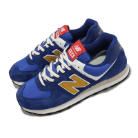 New Balance 休閒鞋 574 男鞋 女鞋 藍 黃 麂皮 經典 復古 運動鞋 NB 紐巴倫 U574HBG-D