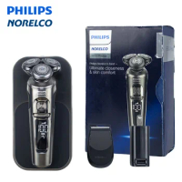 Philips Norelco Electric Shaver series 9000 , Wet &amp; dry, electric rotation shaver for men, SP9860 Black