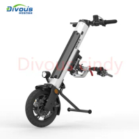 Fast Travel 12 Inch Disabled Wheelchair Trailer Electric Handbike Electric Handcycle Attach Sport Wheelchair