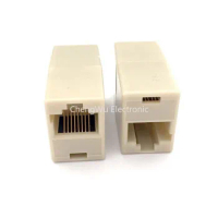 5pcs/lot RJ45 CAT5 Coupler Plug Adapter Network LAN Cable Extender Straight Connector Internet Tools