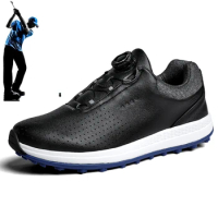 Golf Shoes Men's Professional Outdoor Comfort Fitness Golf Sports Shoes Men's Large 39-47 Walking Sports Golf Shoes