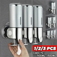 500-1500ml Soap Dispenser Wall Mounted Shower Soap Dispenser Shower Gel Detergent Dispenser for Bath