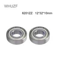 WHUZF 6201ZZ Bearing 12*32*10 mm ABEC-1 ( 5/10 PCS ) For DIY Drills Deep Groove 6201 Z ZZ Ball Beari