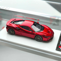 GUO 1:64 Ferrari F8 Tributo Rosso Fuoco Gloss RESIN Model Car