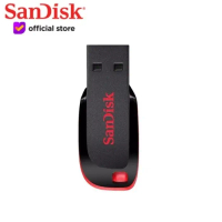 SanDisk Cruzer Blade 32GB CZ50 Flashdisk Flash Disk Flash Drive FD Stiker Otg