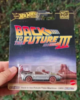 diecast Hotwheels premium movie series bttf time machine 1955