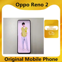International Version Oppo Reno 2 CPH1907 Mobile Phone 8GB RAM 256GB ROM NFC Snapdragon 730G 48.0MP 6.5" Full Screen Android 9.0