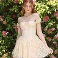 KATHERINE | Josephine Mini Dress | Đầm thiết kế ren Josephine