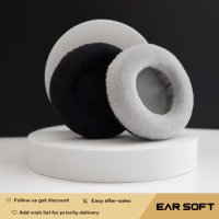 Earsoft Replacement Cushions for Samson SR850 Headphones Cushion Velvet Ear Pads Headset Cover Earmu