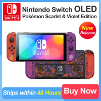 Nintendo Switch OLED Pokemon Limited Edition Video Game Console Support TV Tabletop and Handheld Modes