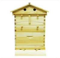 蜂箱全套自流蜜蜂箱中蜂自動流蜜蜂巢景區網紅房式蜂箱養蜂用品 交換禮物 全館免運