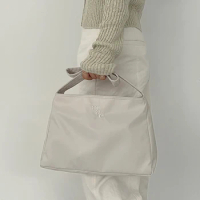 Korean Mucu and Ebony Tote Bag Portable Handbag Fashion Nylon Design Embroidered Logo Women Underarm Bags Casual Shoulder Bag