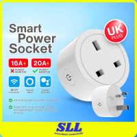 Smart Power Socket 16A / 20A with Power Monitor Smart Socket WIFI Connection Control Monitoring Time