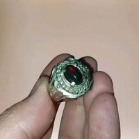Cincin Permata Black Opal Kalimaya Natural