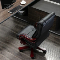 Modern Leather Office Chairs Boss Chair Home Reclining Lift Study Chairs Office Computer Chair and Internet Cafe Gaming Chair
