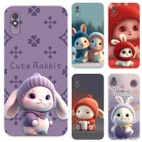 เคส Xiaomi Redmi 9A 9AT 9i Soft Cute Rabbit การ์ตูน เคสซิลิโคน โทรศัพท์มือถือ Case