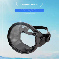Oval Snorkel menyelam Mask Spearfishing Mask panorama Wide View Scuba Goggles kaca Tempered Lens gog