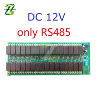 RS485/for Ethernet Relay Board 32 Channel Modbus RTU Digital Smart Switch Relay Module DC 12V/24V 20A