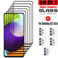 Full Cover Full Glue Tempered Glass For Samsung Galaxy A52 Screen Protector Glass For Samsung Galaxy A52s 5G Camera Film