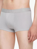 Calvin Klein Calvin Klein Underwear - CK Black Silk Low Rise Trunks - Grey - grey