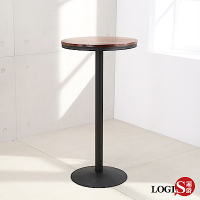 LOGIS邏爵家具 工業高吧桌 實木桌 小圓桌 高腳桌 酒吧桌