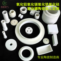 Ceramic Machinable Alumina/Magnesium/Zirconium Ceramic Screw Nut Parts Plate, Tube, and Bar Processing