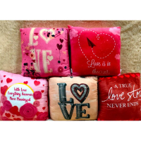 Bantal Cinta, Bantal Sofa Kotak Motif Cinta ver3