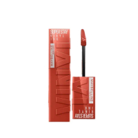 【MAYBELLINE 媚比琳】超持久水光鎖吻唇釉(NEW!安可拉裸紅/鎖吻棒/水光持色)