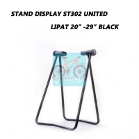 Standar Paddock Pedok Stand Display ST-302 United Hitam Lipat MTB Gunung Fixie | High Quality