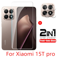 ฟิล์มกระจกนิรภัยแบบเต็มจอ, สำหรับ Xiaomi 15T Pro และ 15T Pro 5G, ปี 2025, ฟิล์มด้านหลัง, กระจกเลนส์ก