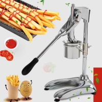 Commercial stainless steel Long 30CM Potato chips Squeezers Machine French Manual Fries Cutters Fried Potato Chips machine
