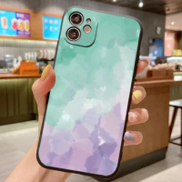 Pattern Case For Oppo Realme 9 8 Pro Plus 5G SE 5 6 7 5i 6i 7i 9i 5S 6S 8S Watercolor Soft Silicone Protect Phone Cover Cases