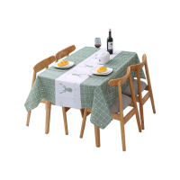 【E.dot】PEVA防水麋鹿桌布/桌巾/桌墊(中號)