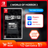 Nintendo Switch Game Deals - WORLD OF HORROR - Physical Game Card for Nintendo Switch OLED Lite