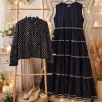 PN Series By Pn Fashion -- Gamis Katun Poplin yang Nyaman Untuk Dikenakan dan Modelnya yang Cantik