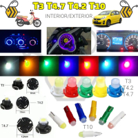 1pcs LED Meter Bulb T3 T5 T4.2 T4.7 B8.5D 1SMD 5050 air-cond bulb interior bulb Wedge Instrument Das