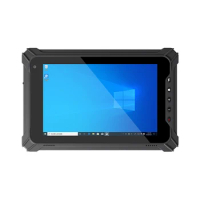 8 Inch Touch Industrial Rugged Tablet Intel Celeron Processor N5100 Windows10 IP65 NFC GPS 4G LTE Option Barcode Scanner
