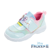 【Disney 迪士尼】童鞋 冰雪奇緣2-休閒運動鞋/魔鬼氈 透氣 抗菌 正版台灣製(FNKB37306水藍)