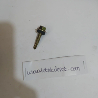 Baut Roofing Zollo 12 x 25 mm Skrup Baja Ringan Kuning Skrup Pagar