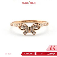 Cincin Emas Pita Mata 6K Wahyu Redjo CC-6K-31558552-31558613 -PMR 15(0,98G)