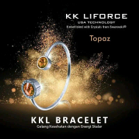 KK Liforce Gelang Kesehatan Topaz Bracelet Anti Radiasi Untuk Investasi Kesehatan & Fashionable